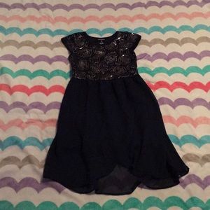 Navy blue dress